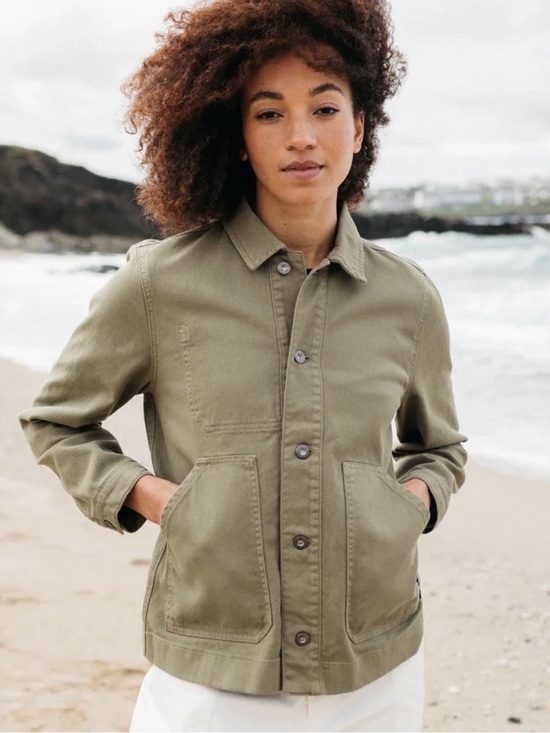 Finisterre Jackets & Blazers - Finisterre Yarrel Chore Jacket green fisherman utility size 14/large